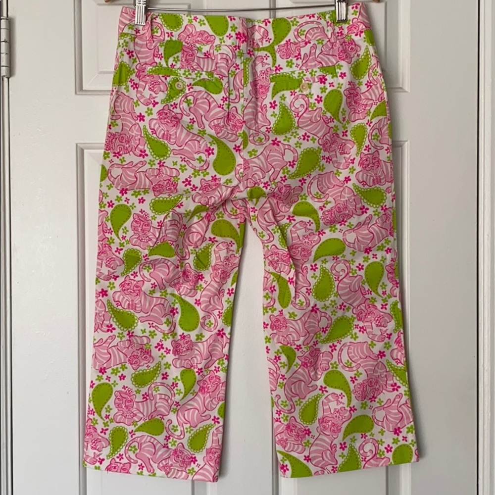 Lilly Pulitzer white label Blackjack Tiger print - Picture 4 of 5